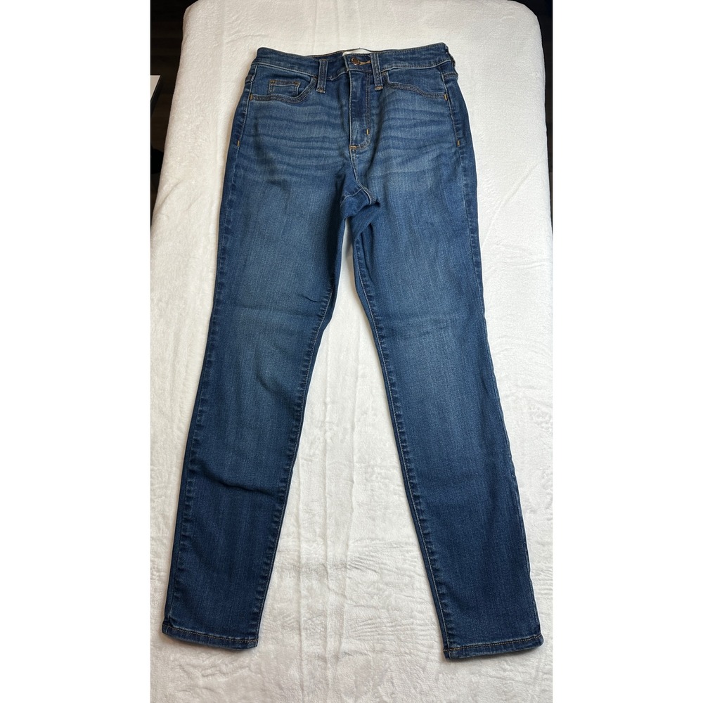 Universal Thread Skinny Jeans Womens 2S Blue High Rise Medium Wash Stretch Denim